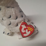 Ty Beanie Babies Summit Snowy Owl 2007 White Bird Soft Wings Original