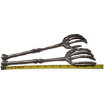 Metal Skeleton Arms Hands Salad Forks Halloween Decor Prop Haunted House Pair