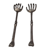 Metal Skeleton Arms Hands Salad Forks Halloween Decor Prop Haunted House Pair