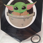 Yoda Birthday Party Supplies Force Be With You Grogu Green Banner Cupcake Topper