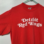 Detroit Red Wings Shirt Basic Classic Michigan Hockey NHL Team Womens Medium