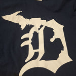 Detroit Tigers Michigan Tee Shirt Blue White Gildan Mens Small Baseball Pride