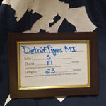 Detroit Tigers Michigan Tee Shirt Blue White Gildan Mens Small Baseball Pride