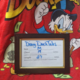 Disney Duck Tales Tee Shirt Mens Medium Red Scrooge McDuck Short Sleeve Cartoon