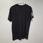 1776 USA American Flag Tee Shirt Mens Large Black Short Sleeve Independance