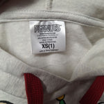 Peanuts Good Grief Hoodie Sweatshirt Womens XS Christmas Tree Charlie Brown