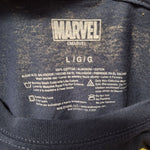 Marvel Captain America Shield Tee Shirt Youth Large Blue Boys Teen