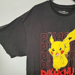 Pokémon Picachu Tee Shirt Youth XL Black Gotta Catch Em All Teen Boy