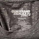 Groot Guardians of the Galaxy Shirt Youth Large Impressions Faces Boys Black