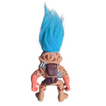 1992 Hasbro Troll Soldier Combat Blue Hair Camo Vintage Boys Toy Swivel Waist
