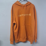 Carhartt Loose Fit Hoodie Orange Mens XL Oversized Long Sleeve Fall Winter Comfy