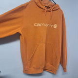Carhartt Loose Fit Hoodie Orange Mens XL Oversized Long Sleeve Fall Winter Comfy