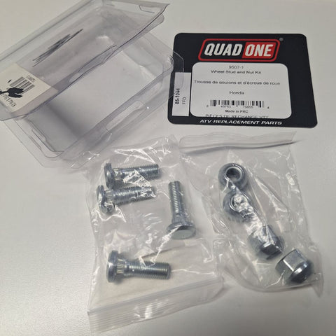 Quad One Honda Wheel Stud Nut Kit 9507-1 TRX FourTrax Foreman Rubican 4x4 ATV