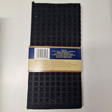 Dish Drying Mat 12 x 18 Kitchen Black Basic Glasses Pans Hand Wash Dorm