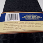 Dish Drying Mat 12 x 18 Kitchen Black Basic Glasses Pans Hand Wash Dorm
