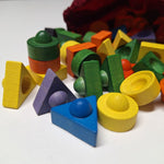 Quirky Replacemsmt Pieces Wooden Colored Family Games America Stacking Shapes