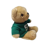Spartan Sweater Bear atoy Stuffed Animal Small 9 Inch Green Michigan State