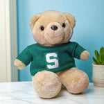 Spartan Sweater Bear atoy Stuffed Animal Small 9 Inch Green Michigan State