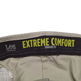 Lee Pants Extreme Comfort Khaki MVP Stretch Waistband Mens 50 x 29 Straight Leg