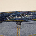 Universal Threads Jeans Denimal Womens 14 32R Raw Hem Ankle Crop