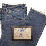Universal Threads Jeans Denimal Womens 14 32R Raw Hem Ankle Crop