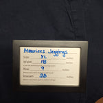 Maurices Jeggings Dark Blue Womens XL Skinny Stretch Pants Zip Capsule Warderobe