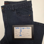Sofia Vergara Jeans Dark Denim Womens 14 Pants Basic Straight Leg
