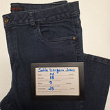 Sofia Vergara Jeans Dark Denim Womens 14 Pants Basic Straight Leg