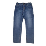 J Crew Button Fly Capri Pants Blue Jean Denim Womens 30 Skinny High Rise