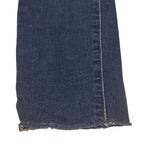 J Crew Button Fly Capri Pants Blue Jean Denim Womens 30 Skinny High Rise