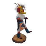 Kachina Handmade Doll Signed 7 Inch Hill AM Native American Indian Art Wood Fur