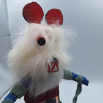 Kachina Handmade Doll Signed 7 Inch Bear AM Native American Indian Art Wood
