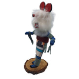 Kachina Handmade Doll Signed 7 Inch Bear AM Native American Indian Art Wood