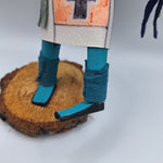 Kachina Handmade Doll Signed 7 Inch Ask AM Native American Indian Art Wood