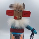 Kachina Handmade Doll Signed 7 Inch Ask AM Native American Indian Art Wood