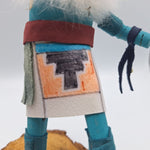 Kachina Handmade Doll Signed 7 Inch Ask AM Native American Indian Art Wood
