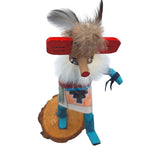 Kachina Handmade Doll Signed 7 Inch Ask AM Native American Indian Art Wood