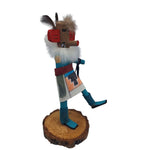 Kachina Handmade Doll Signed 7 Inch Ask AM Native American Indian Art Wood