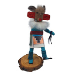 Kachina Handmade Doll Signed 7 Inch Ask AM Native American Indian Art Wood