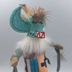 Kachina Handmade Doll Signed 7 Inch Star Whipper AM Native American Indian Art