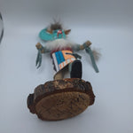 Kachina Handmade Doll Signed 7 Inch Star Whipper AM Native American Indian Art