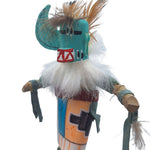 Kachina Handmade Doll Signed 7 Inch Star Whipper AM Native American Indian Art