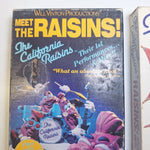 The California Raisins VHS Sold Out Meet II Songs 1980s 90s Nostalgia Millennial