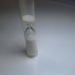 West Germany Sand Timer Minute Hourglass Plastic Vintage Game Replacement Piece
