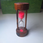 Wooden Sand Timer Hot Pink Minute Hourglass Vintage Game Night Replacement Piece