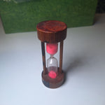 Wooden Sand Timer Hot Pink Minute Hourglass Vintage Game Night Replacement Piece