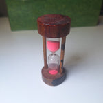Wooden Sand Timer Hot Pink Minute Hourglass Vintage Game Night Replacement Piece