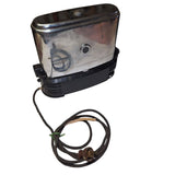 Toast-O-Later Model C Vintage Toaster Repair Parts Only Stainless Heats Chrome
