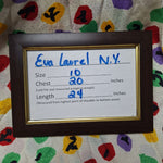 Eva Laurel New York Shoulder Pads Vintage Blouse Womens 10 USA Made Colorful Spots