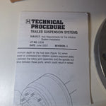 Hendrickson S-28093 HP HUBCAP SPACER KIT 6.75 Inch Bolt Circle 5/8 Thick Part